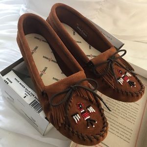 Minnetonka Thunderbird softsole moccasins